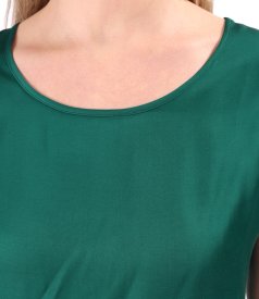 Elegant satined viscose blouse