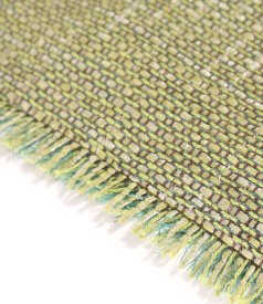 Viscose tapered skirt with silver thread