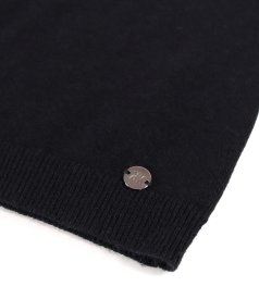 Cardigan tricotat din casmir cu matase natural si lana