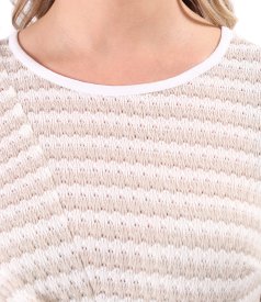 Midi knitted viscose-blend dress