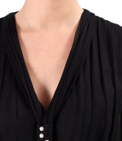 Rochie de seara din voal de matase naturala