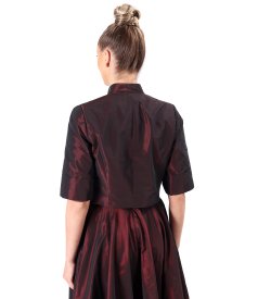 Elegant taffeta bolero