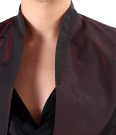 Elegant taffeta bolero