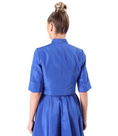 Elegant taffeta bolero