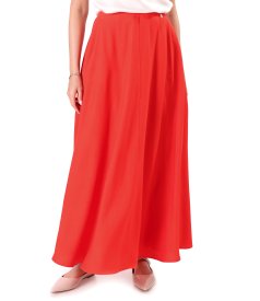 Fusta lunga din viscoza usor creponata