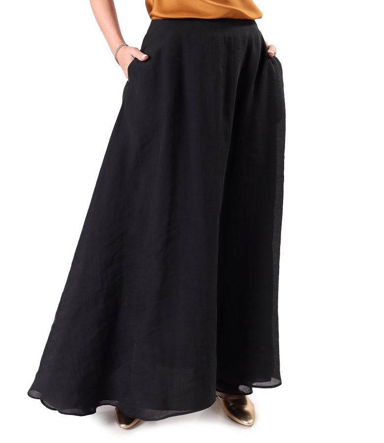 Elegant long Tencel skirt
