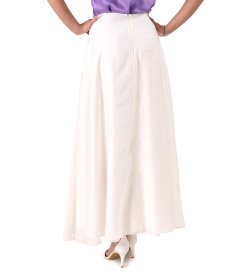 Elegant long Tencel skirt