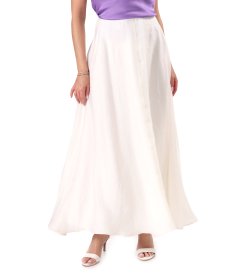 Elegant long Tencel skirt