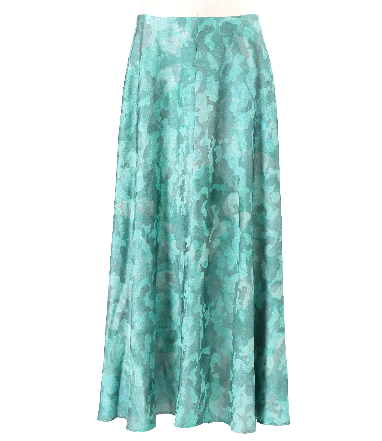 Elegant skirt in printed viscose blend