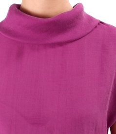 Tencel blouse with back buttons