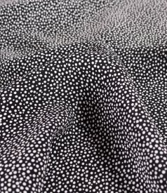 Elegant polka-dot print viscose dress