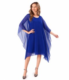 Rochie fluture din voal uni