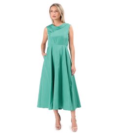 Rochie de cocktail din tafta subtire