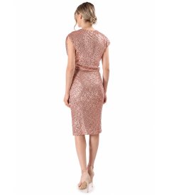 Evening dress made of sequins