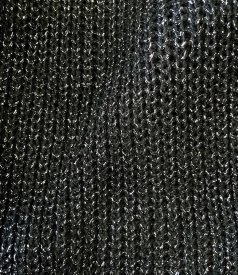Cardigan lung tricotat cu fir stralucitor