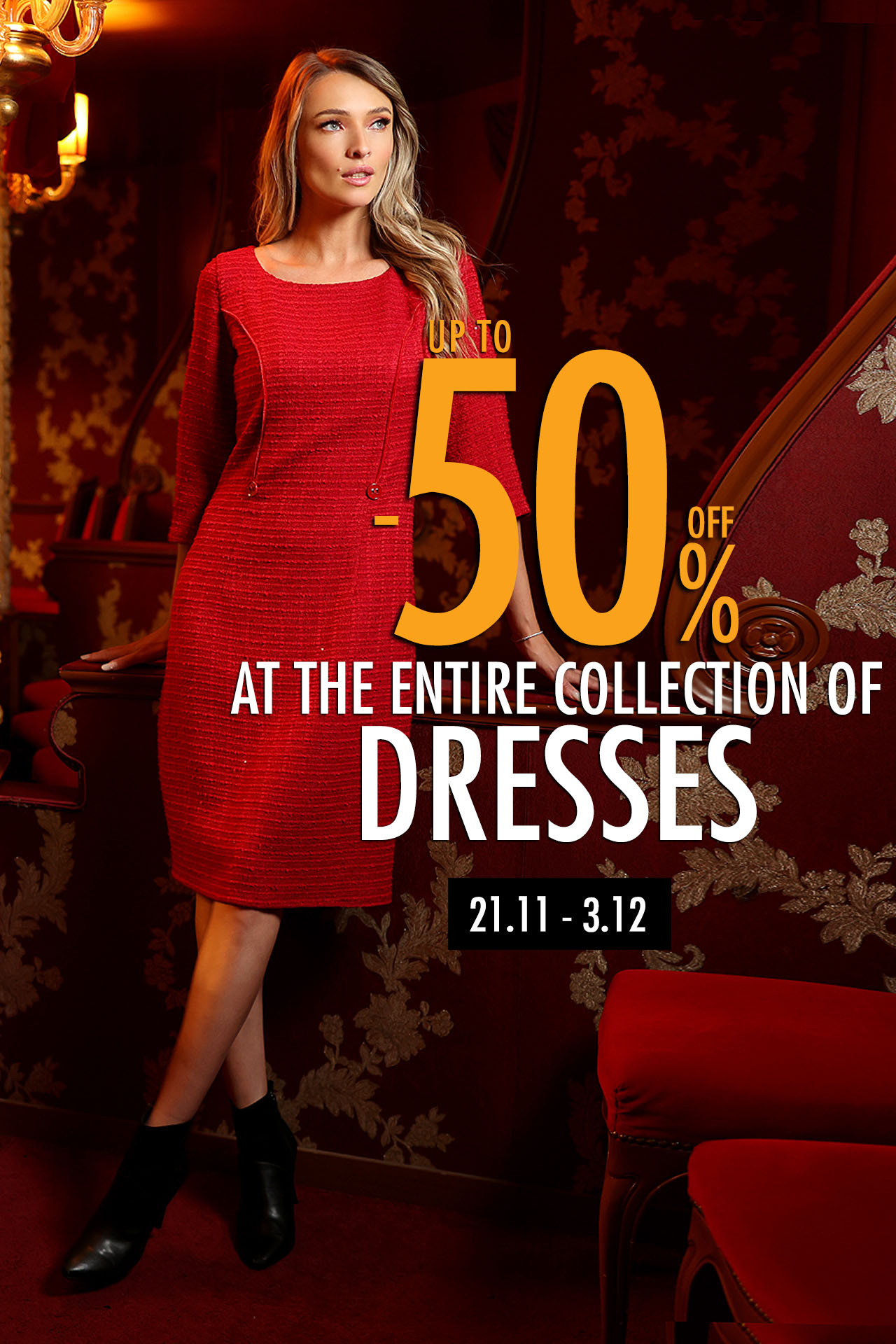 50% off Dresses